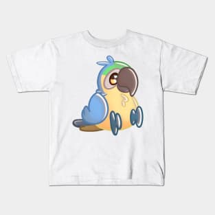 Blue and Yellow Macaw Kids T-Shirt